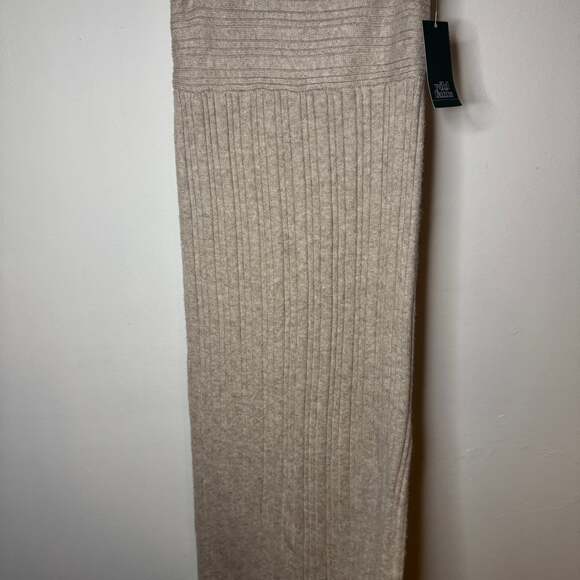 Wild Fable Dresses & Skirts - Wild Fable Sweater Skirt Womens Small Beige-Tan Mid-Rise Rib-Knit Column Maxi